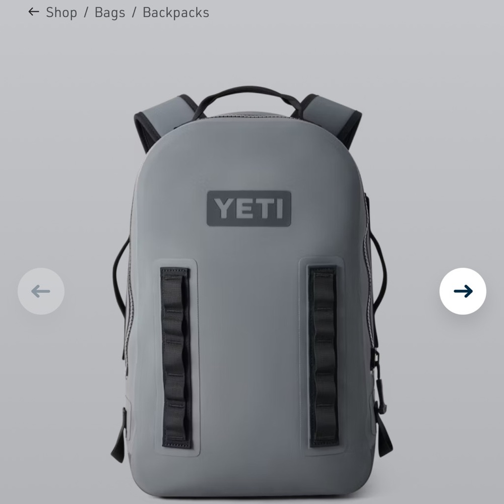 YETI Gray 28L WATERPROOF BACKPACK